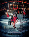 Johnnie on Steps w/ West Coast Championship (Signed 8x10)