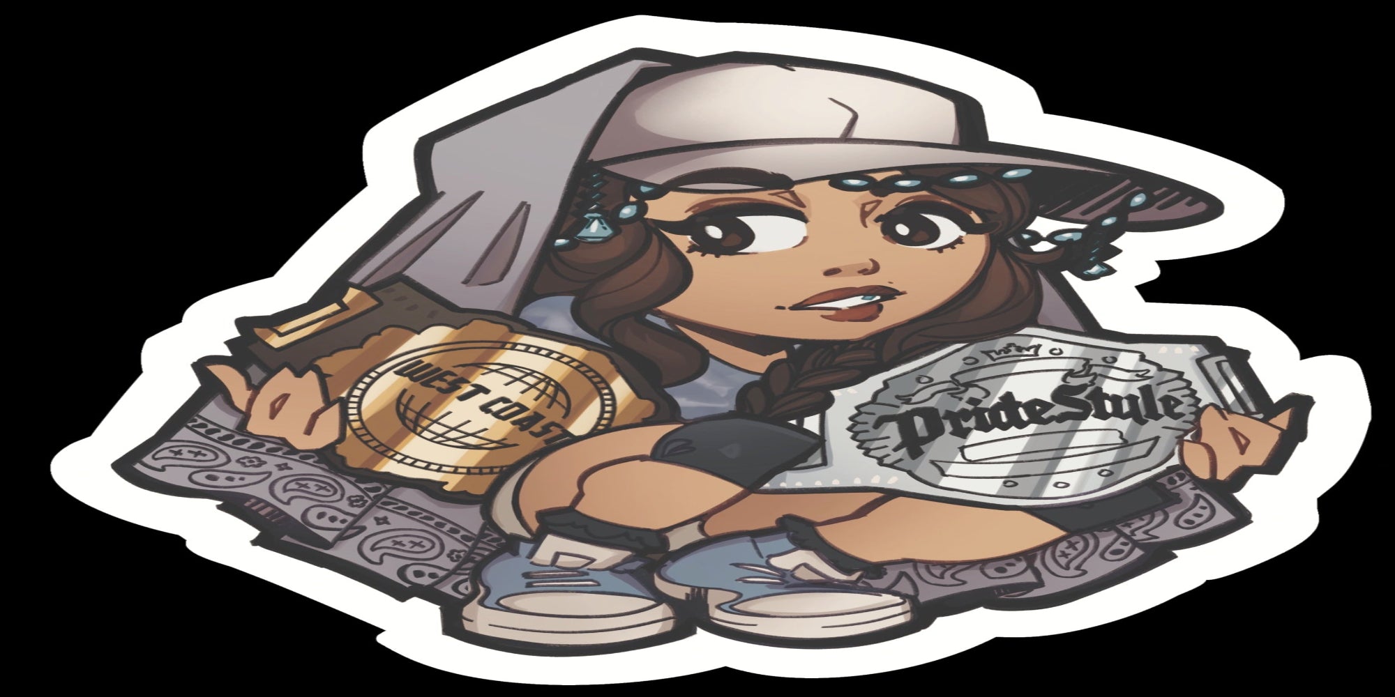 Johnnie Robbie Die-Cut Vinyl Stickers